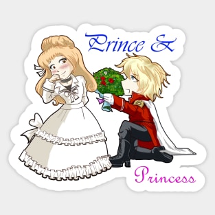 Prince and Princess 2 Sticker